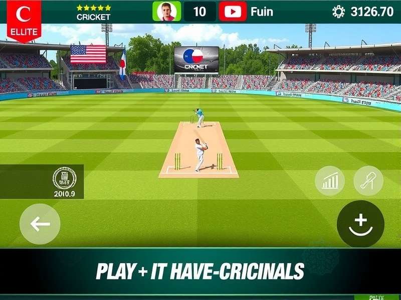 Cricket Elite Club Game Screenshot